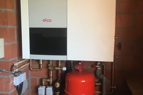 Cv-ketel aan de muur